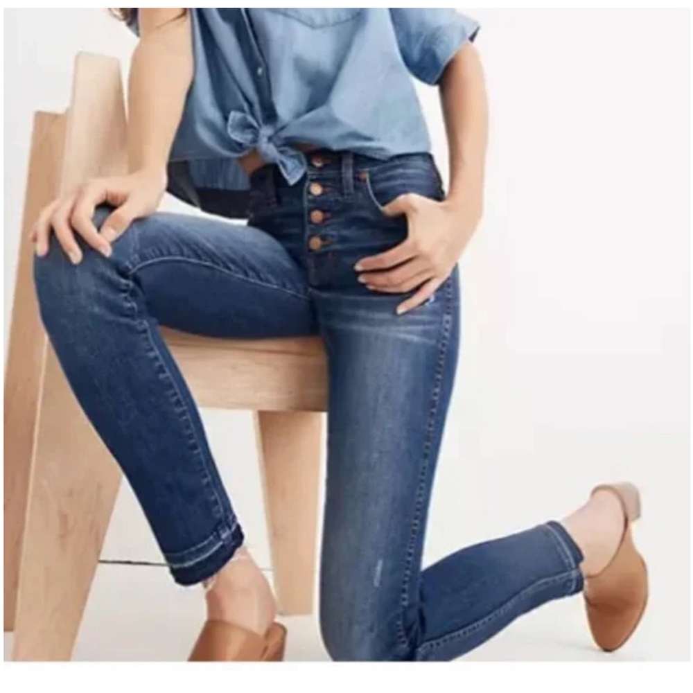 Madewell 10” High rise Skinny Jeans size 29